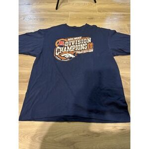 Denver Broncos XL AFC WEST Division Champions 2013 3 In A Row Pure Fire